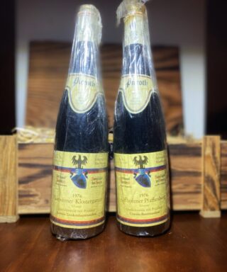 Uffhofener Pfaffenberg und Flonheimer Klostergarten 1976 - in original Holzkiste