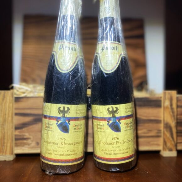 Uffhofener Pfaffenberg und Flonheimer Klostergarten 1976 - in original Holzkiste